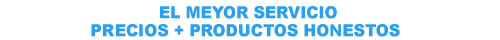 servicio precios productos honestos - misterbig.es